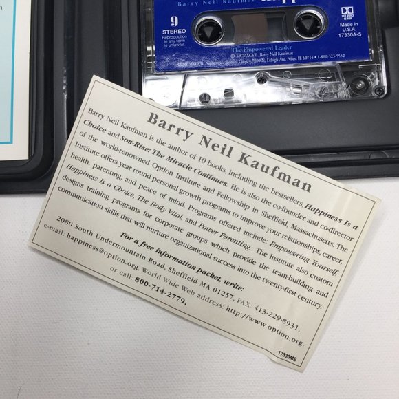 AJ The Magic of Happiness Secrets Joyful Life Barry Neil Kaufman Cassette Set - Picture 6 of 6